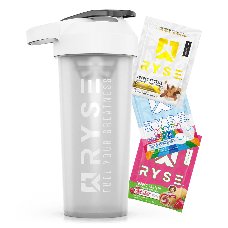 Loaded Protein Samples Variety Pack + Free SportShaker Z8